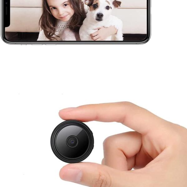 Olixm Caméra Mini 1080P Intelligente Sans Fil WiFi Caméra de Surveillance 